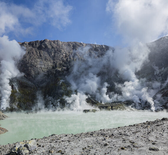 THE ACTIVE VOLCANO WHAKAARI / WHITE ISLAND